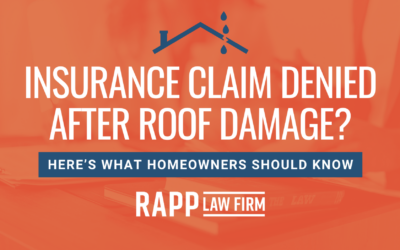 Insurance Claim Denied After Roof Damage? Here’s What Homeowners Should Know